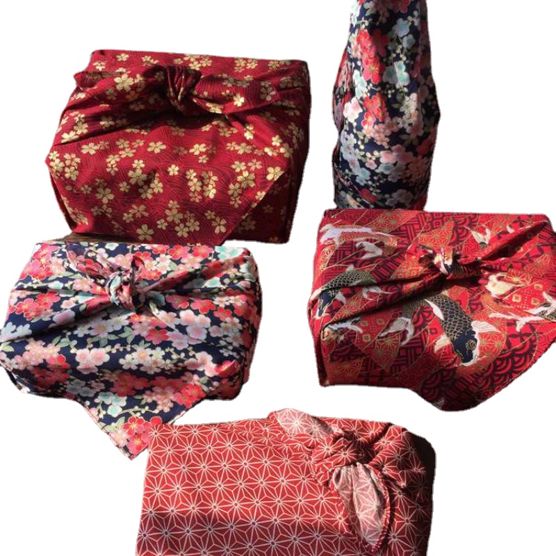 후로시키 전통 일본 스타일 새해 크리스마스 포장 천 꽃 - Furoshiki Wrap Cloth 리뷰 및 가격
