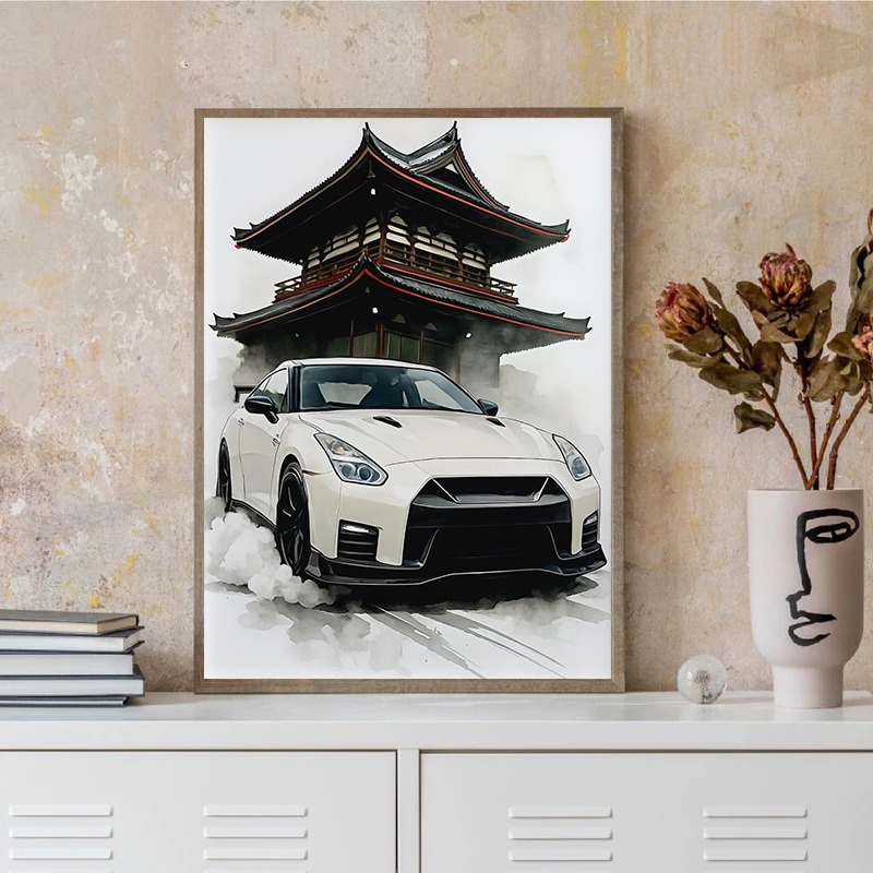 일본식 Supercar 벽 아트 포스터 현대 자동차 스 - Japanese Car Lifestyle 리뷰 및 가격