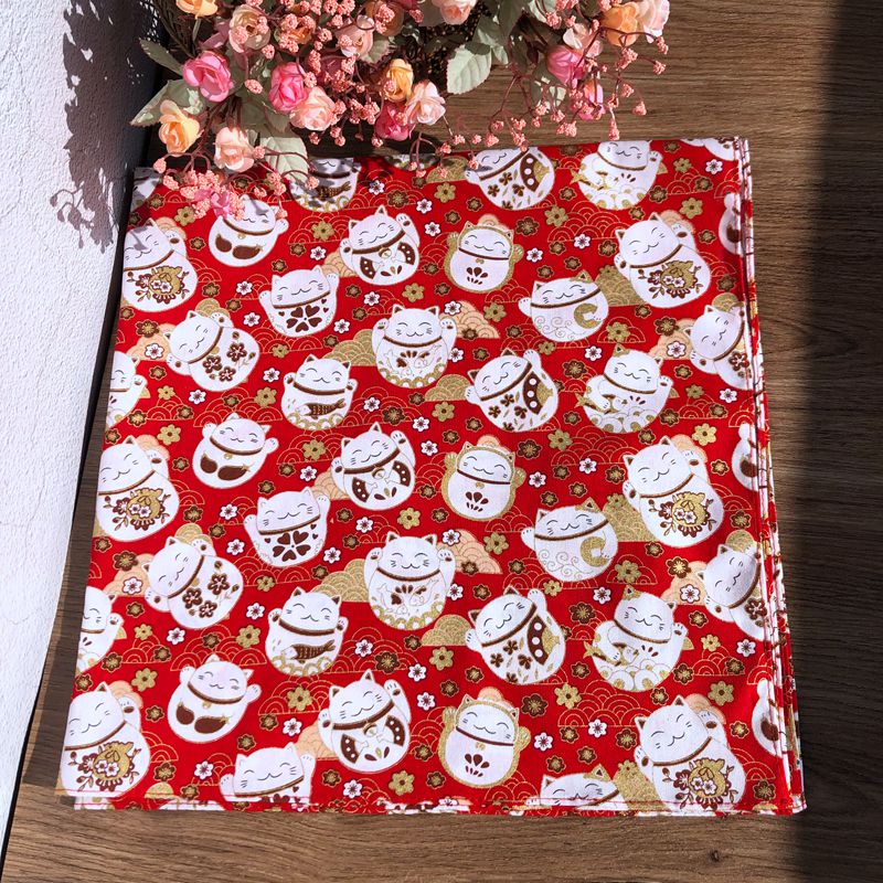 Furoshiki 전통 일본 포장 천, 빨간 행운의 고 - Furoshiki Wrap Cloth 리뷰 및 가격