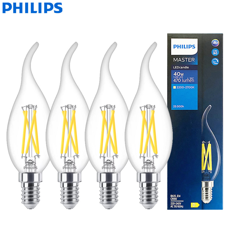필립스 마스터 LED 촛불 E14 필라멘트 램프 3.4 - Philips Bulb Led Classic 리뷰 및 가격